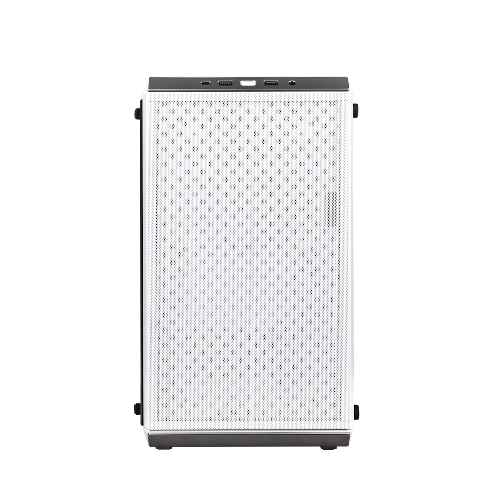 A large main feature product image of Cooler Master MasterBox Q300L V2 Mini Tower Case - White