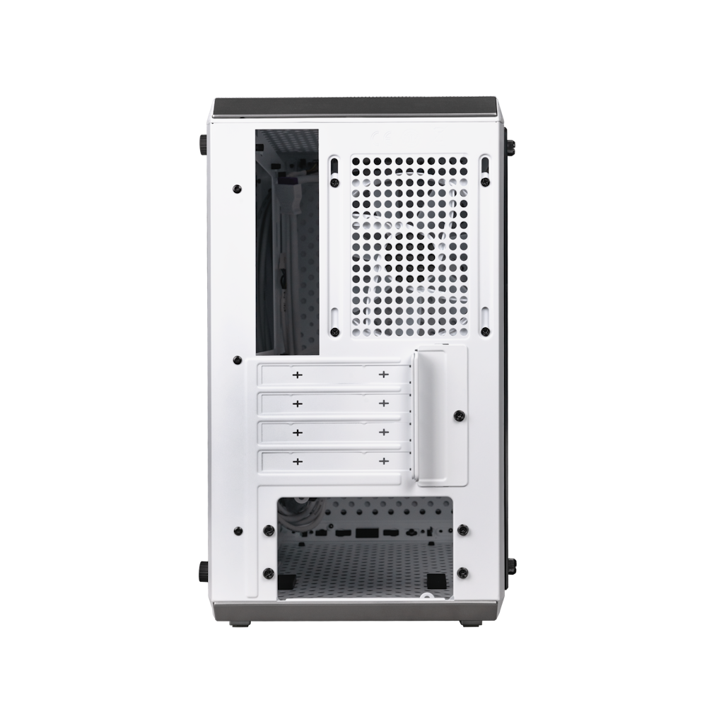 A large main feature product image of Cooler Master MasterBox Q300L V2 Mini Tower Case - White