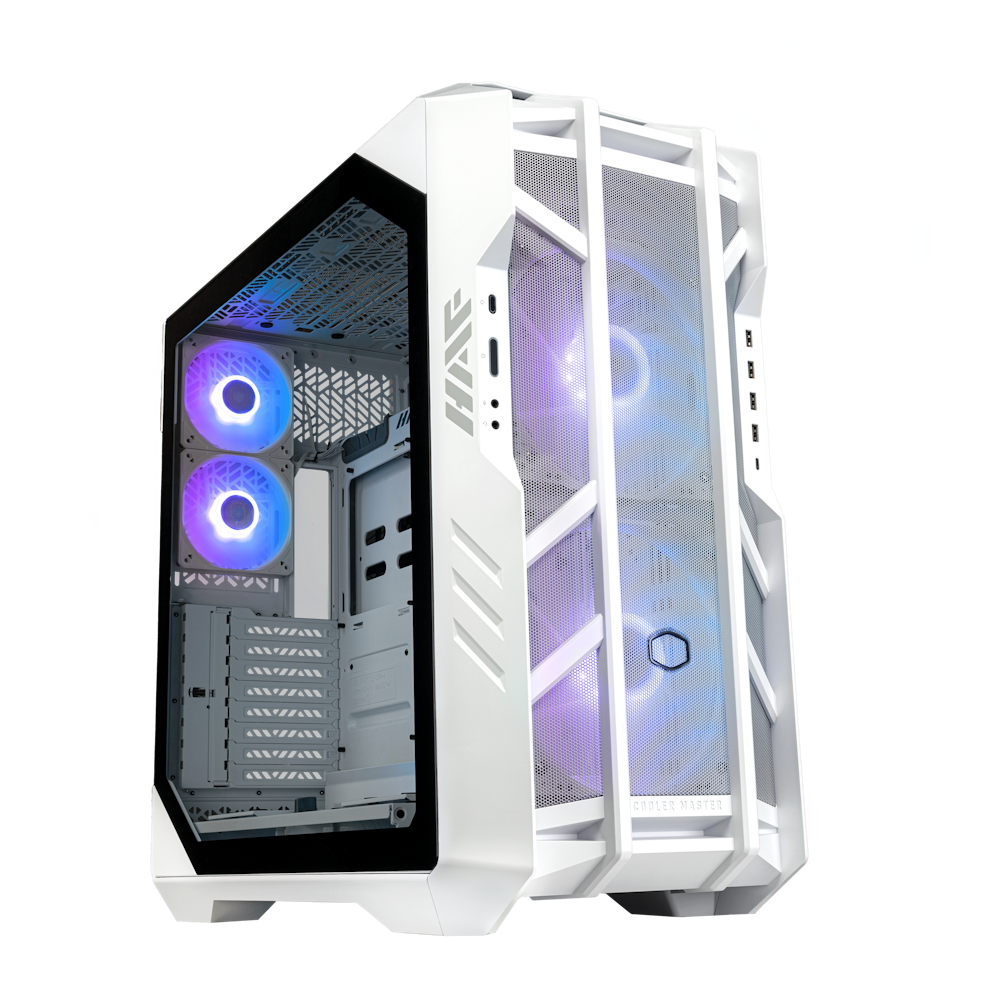 A large main feature product image of Cooler Master HAF 700 Full Tower Case - White