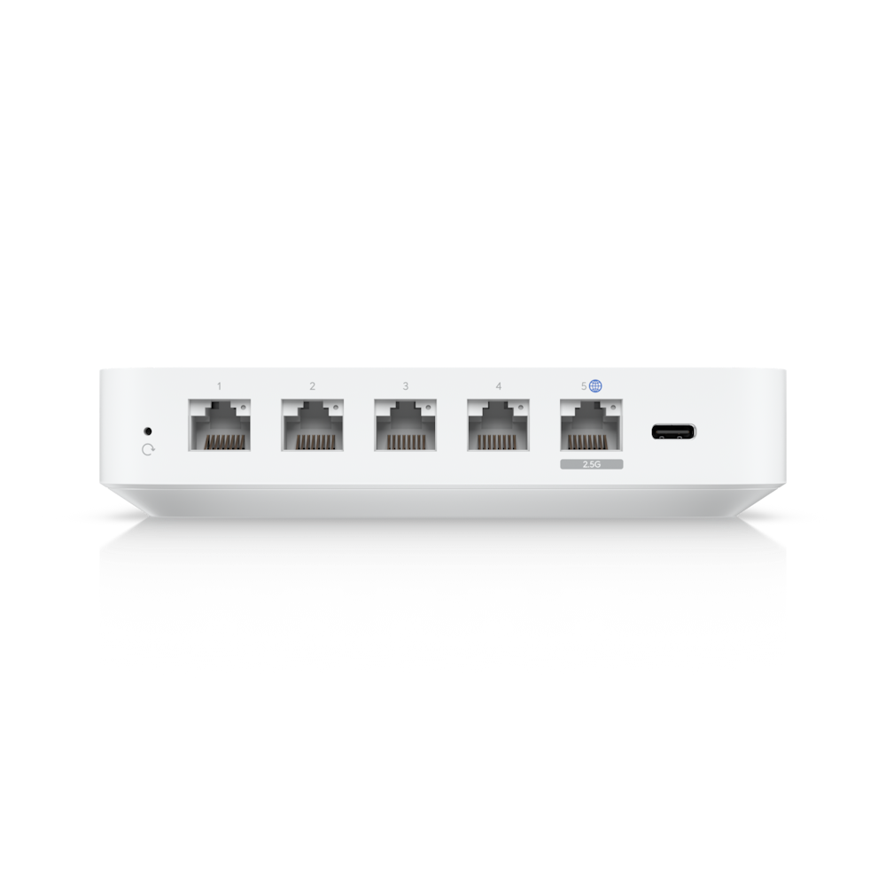 A large main feature product image of Ubiquiti UniFi Cloud Gateway Ultra Router