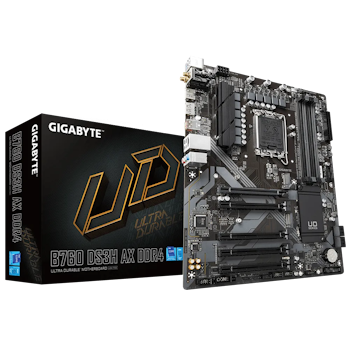 Product image of EX-DEMO Gigabyte B760 DS3H AX DDR4 LGA1700 ATX Desktop Motherboard - Click for product page of EX-DEMO Gigabyte B760 DS3H AX DDR4 LGA1700 ATX Desktop Motherboard