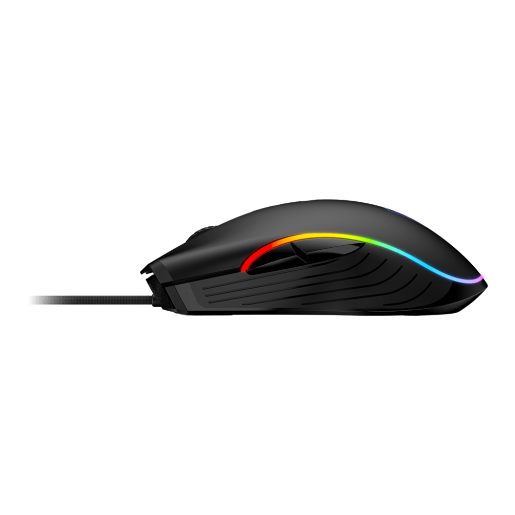 A large main feature product image of MSI Forge GM300 Gaming Mouse