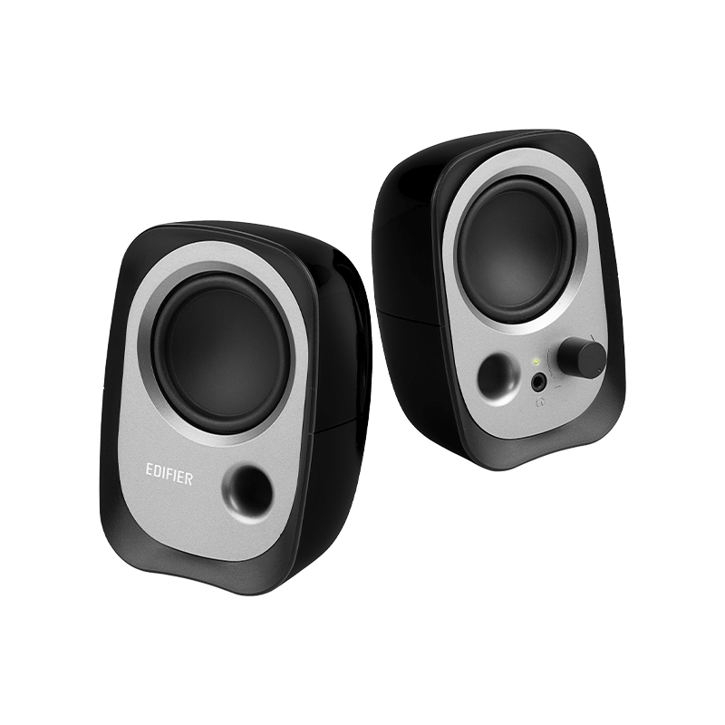 A large main feature product image of Edifier R12U 2.0 USB Speakers (Black)