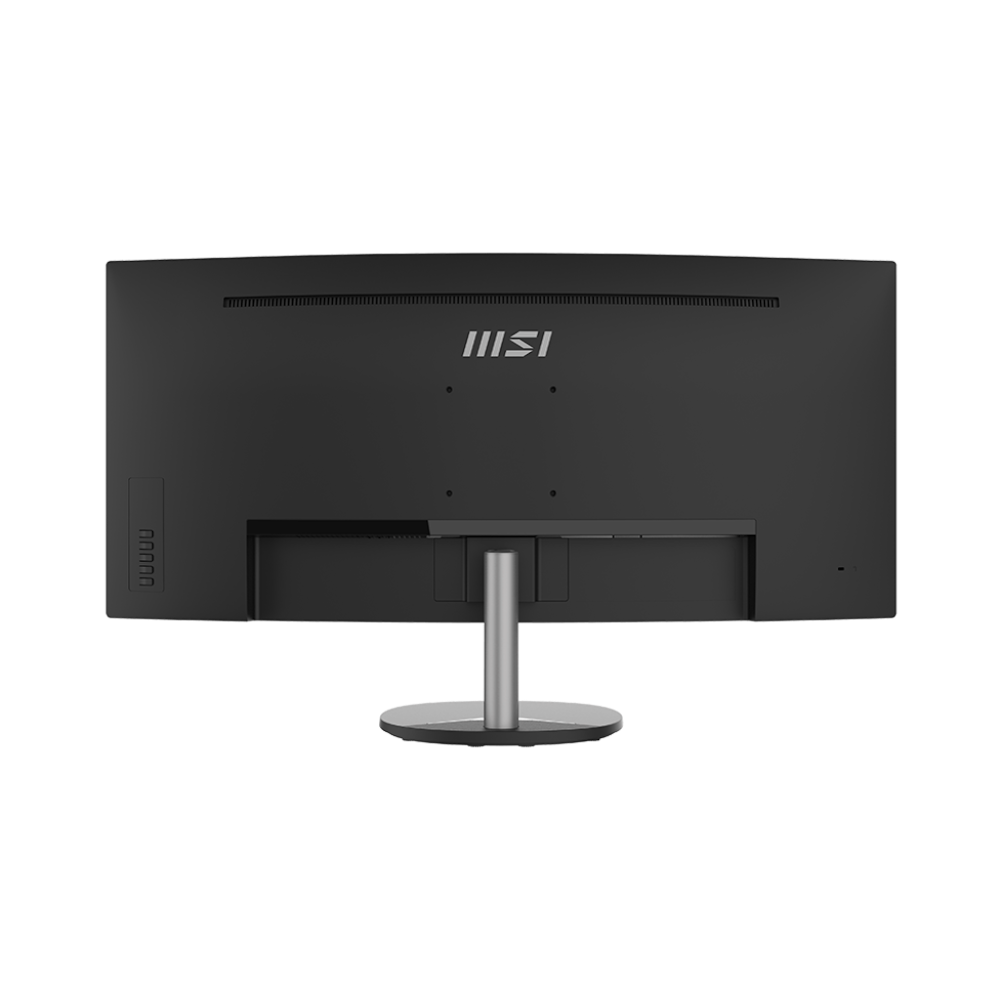 A large main feature product image of MSI PRO MP341CQ - 34" Curved 1440p 100Hz VA Monitor
