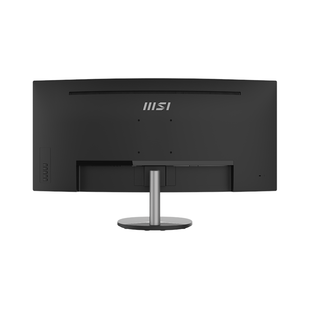 A large main feature product image of MSI PRO MP341CQ - 34" Curved 1440p 100Hz VA Monitor