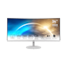 A product image of MSI PRO MP341CQW 34" Curved UWQHD 100Hz VA Monitor - White