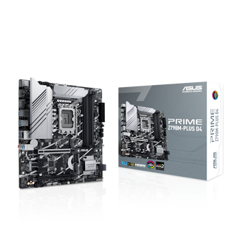 Product image of EX-DEMO ASUS PRIME Z790M-Plus D4 DDR4 LGA1700 mATX Desktop Motherboard - Click for product page of EX-DEMO ASUS PRIME Z790M-Plus D4 DDR4 LGA1700 mATX Desktop Motherboard
