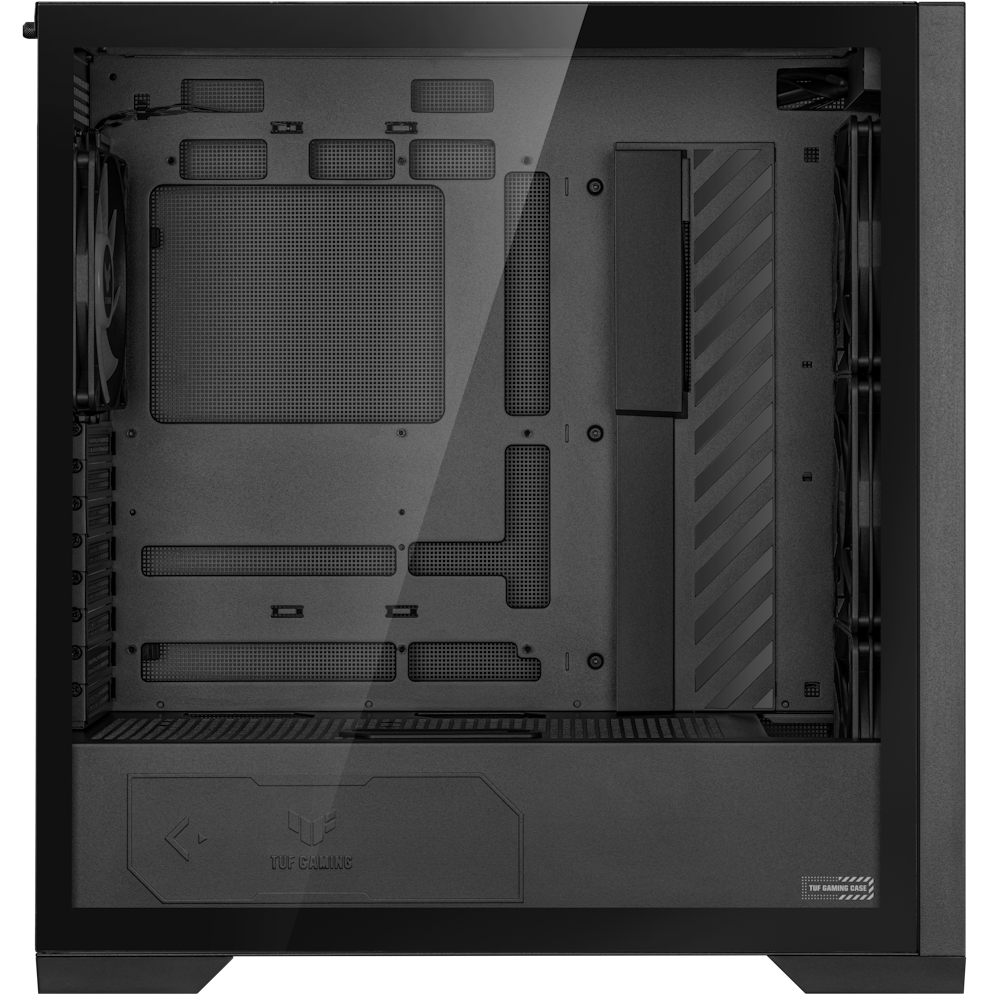 A large main feature product image of ASUS TUF Gaming GT302 ARGB Mid Tower Case - Black