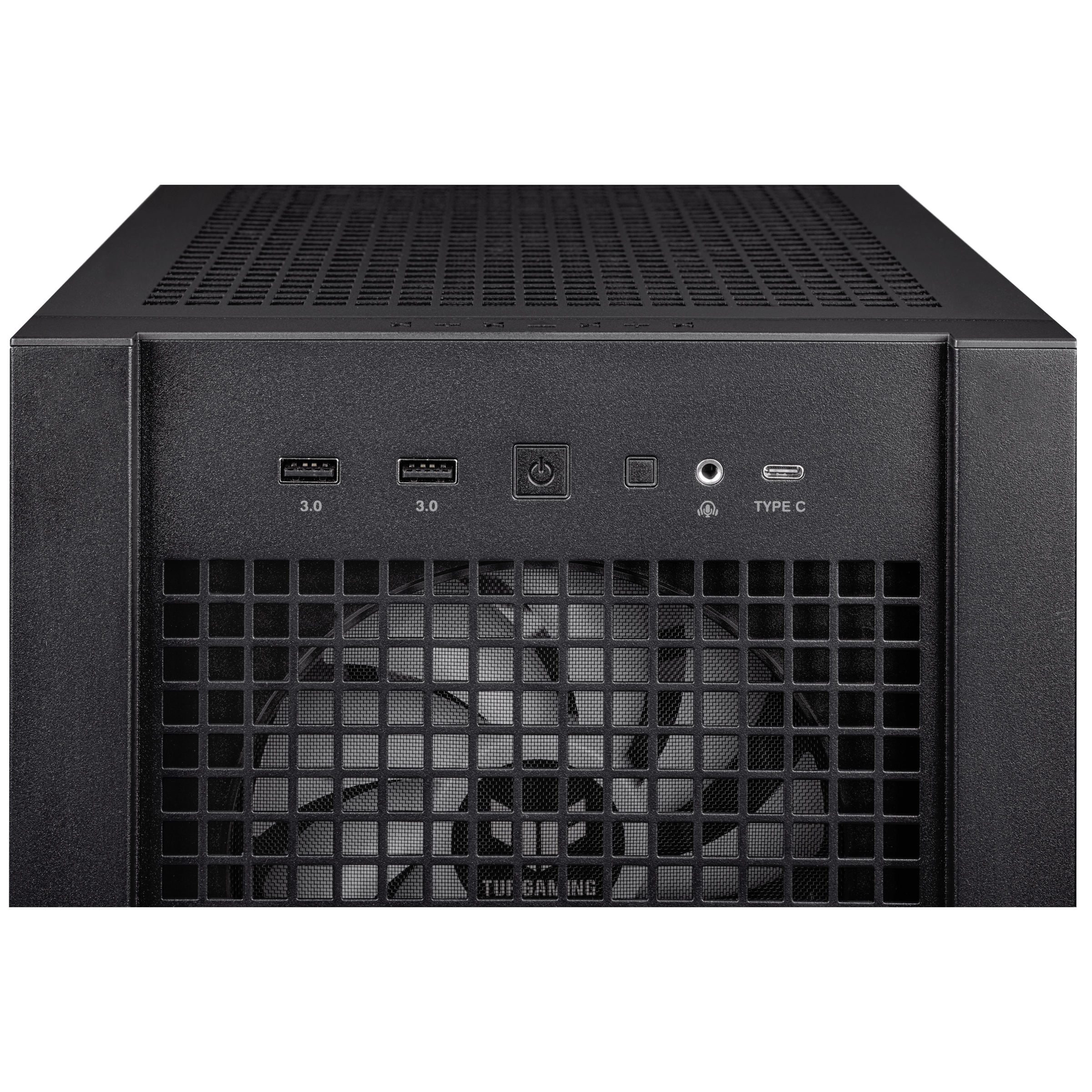 A large main feature product image of ASUS TUF Gaming GT302 ARGB Mid Tower Case - Black