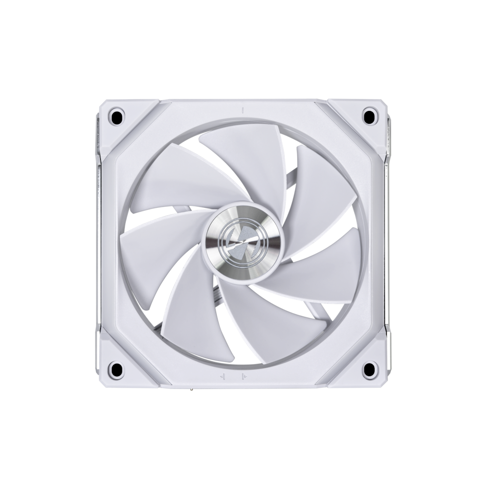 A large main feature product image of EX-DEMO Lian Li Uni Fan SL V2 Reverse Blade120mm Fan Single Pack - White