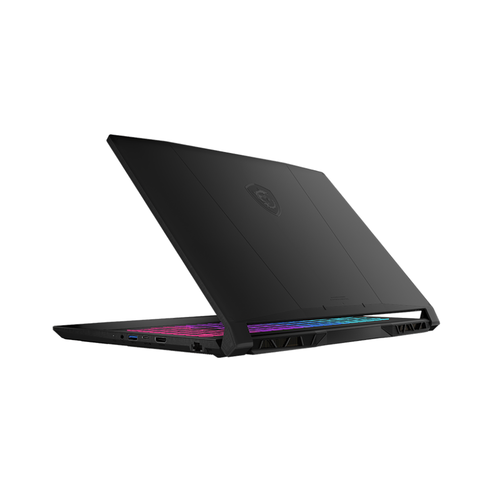 A large main feature product image of MSI Katana 15 (B13V) - 15.6" 144Hz, 13th Gen i7, RTX 4050, 16GB/512GB - Win 11 Pro Gaming Notebook