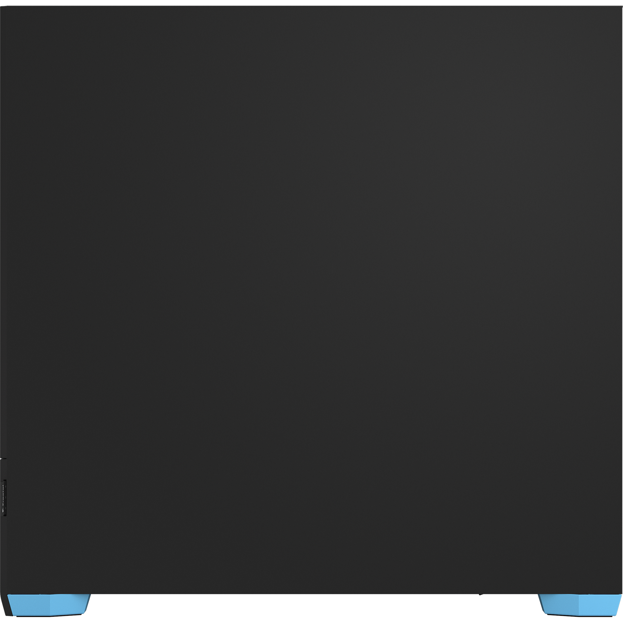 A large main feature product image of Fractal Design Pop Air RGB TG Clear Tint Mid Tower Case (Cyan Core)