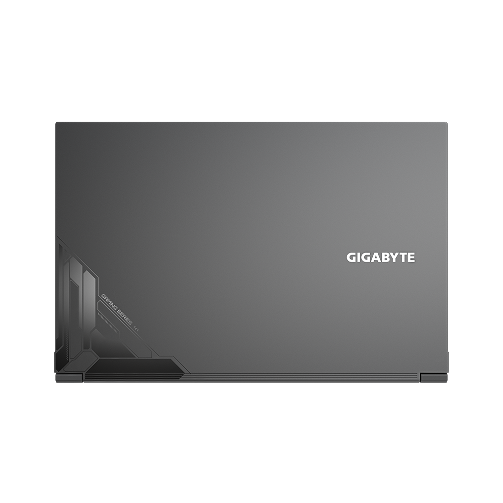 A large main feature product image of EX-DEMO Gigabyte G5 KF-E3AU333SH-16G 15.6" 144Hz 12th Gen i5 12500H RTX 4060 Win 11 Gaming Notebook