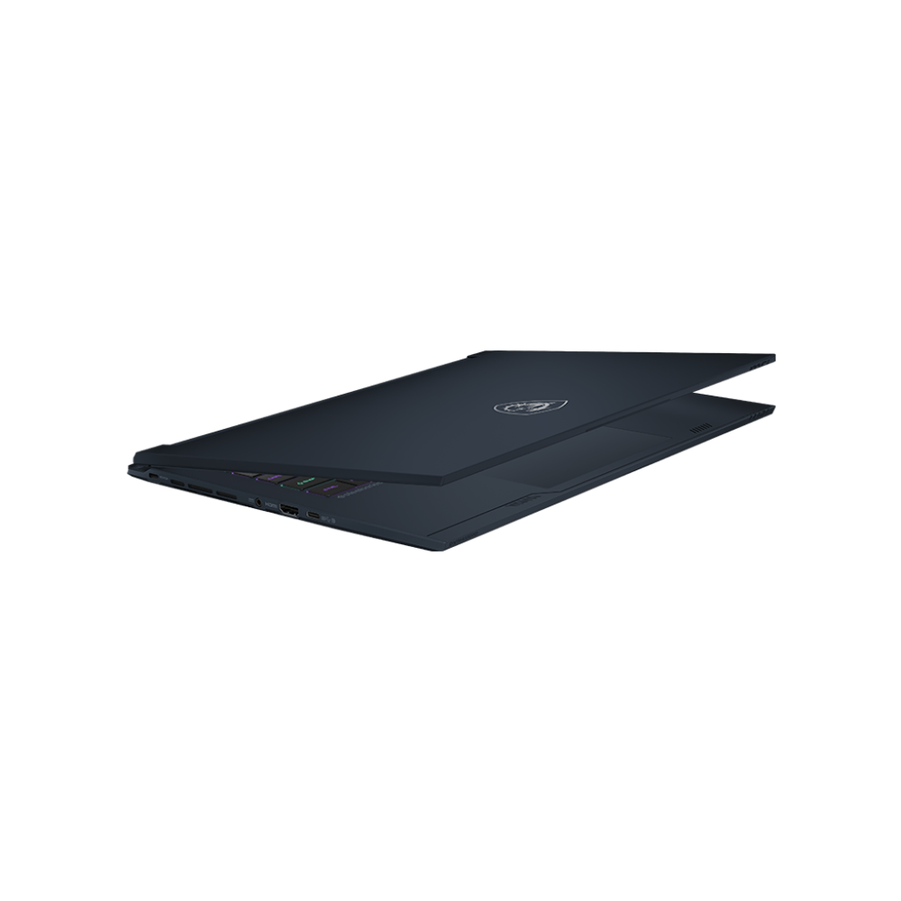 A large main feature product image of MSI Stealth 14 AI Studio (A1V) - 14" 120Hz, Core Ultra 9, RTX 4070, 32GB/2TB - Win 11 Gaming Notebook