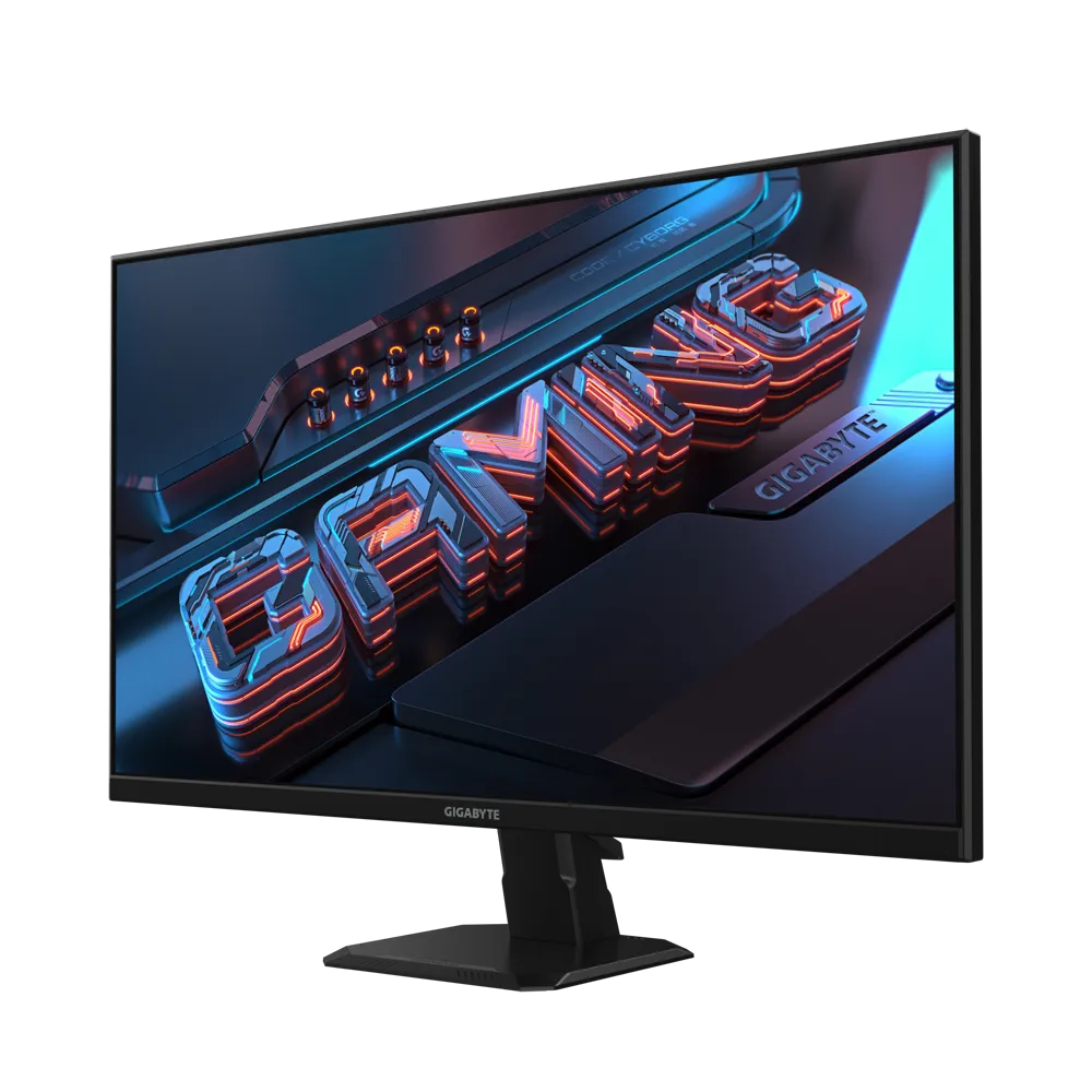 A large main feature product image of Gigabyte GS27QA - 27" 1440p 180Hz IPS Gaming Monitor