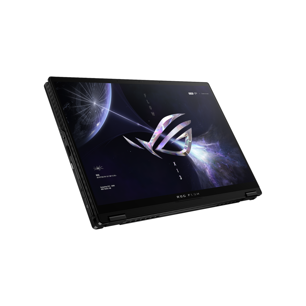 A large main feature product image of EX-DEMO ASUS ROG Flow X13 GV302XU-MU011W 13.4" Touch Ryzen 9 7940HS RTX 4050 Win 11 Gaming Notebook