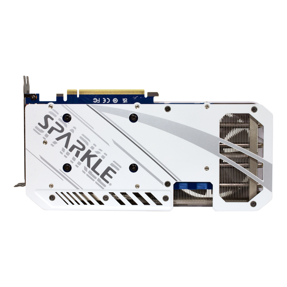 A large main feature product image of SPARKLE Intel Arc A750 ROC Luna OC 8GB GDDR6 - White