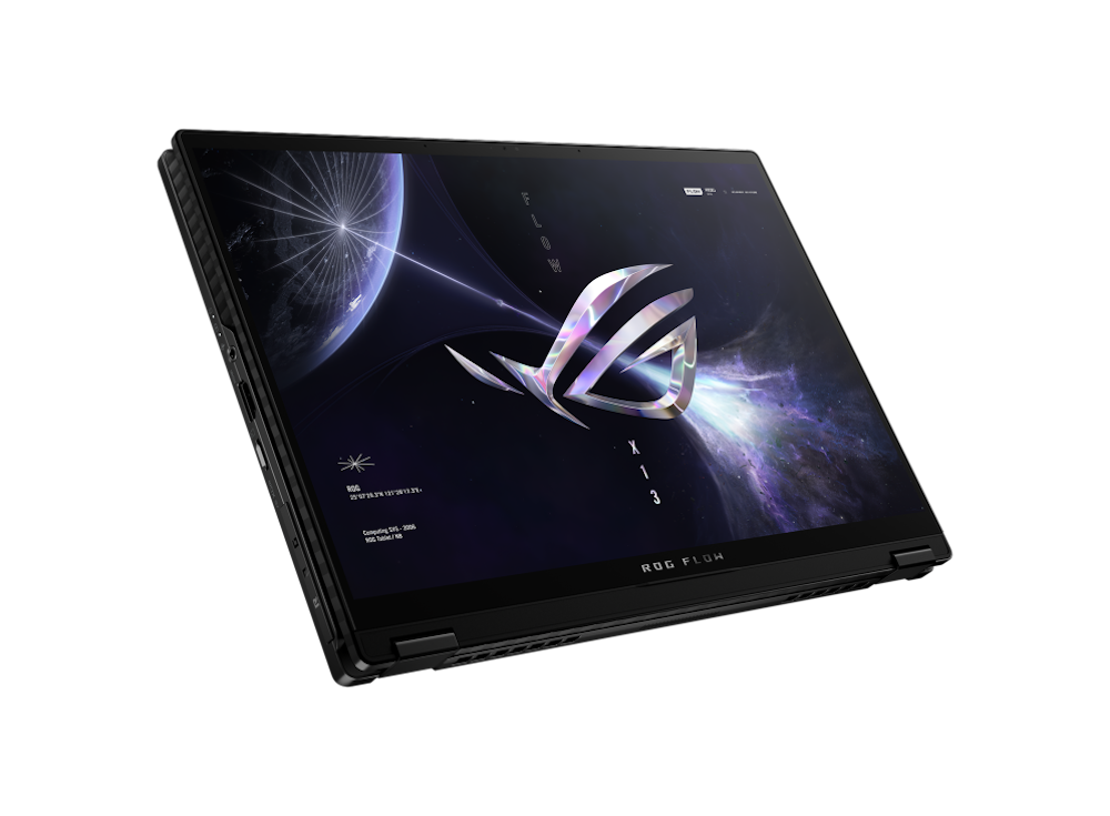 A large main feature product image of EX-DEMO ASUS ROG Flow X13 GV302XU-MU011W 13.4" Touch Ryzen 9 7940HS RTX 4050 Win 11 Gaming Notebook