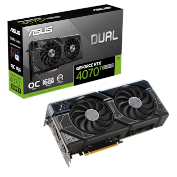 Product image of ASUS GeForce RTX 4070 Ti SUPER Dual OC 16GB GDDR6X - Click for product page of ASUS GeForce RTX 4070 Ti SUPER Dual OC 16GB GDDR6X
