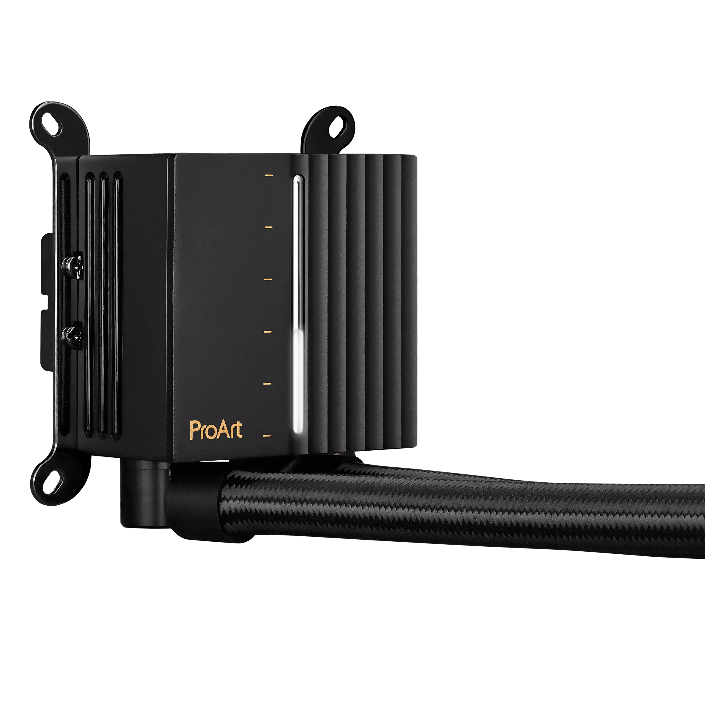 A large main feature product image of ASUS ProArt LC 420 - 420mm AIO Liquid CPU Cooler