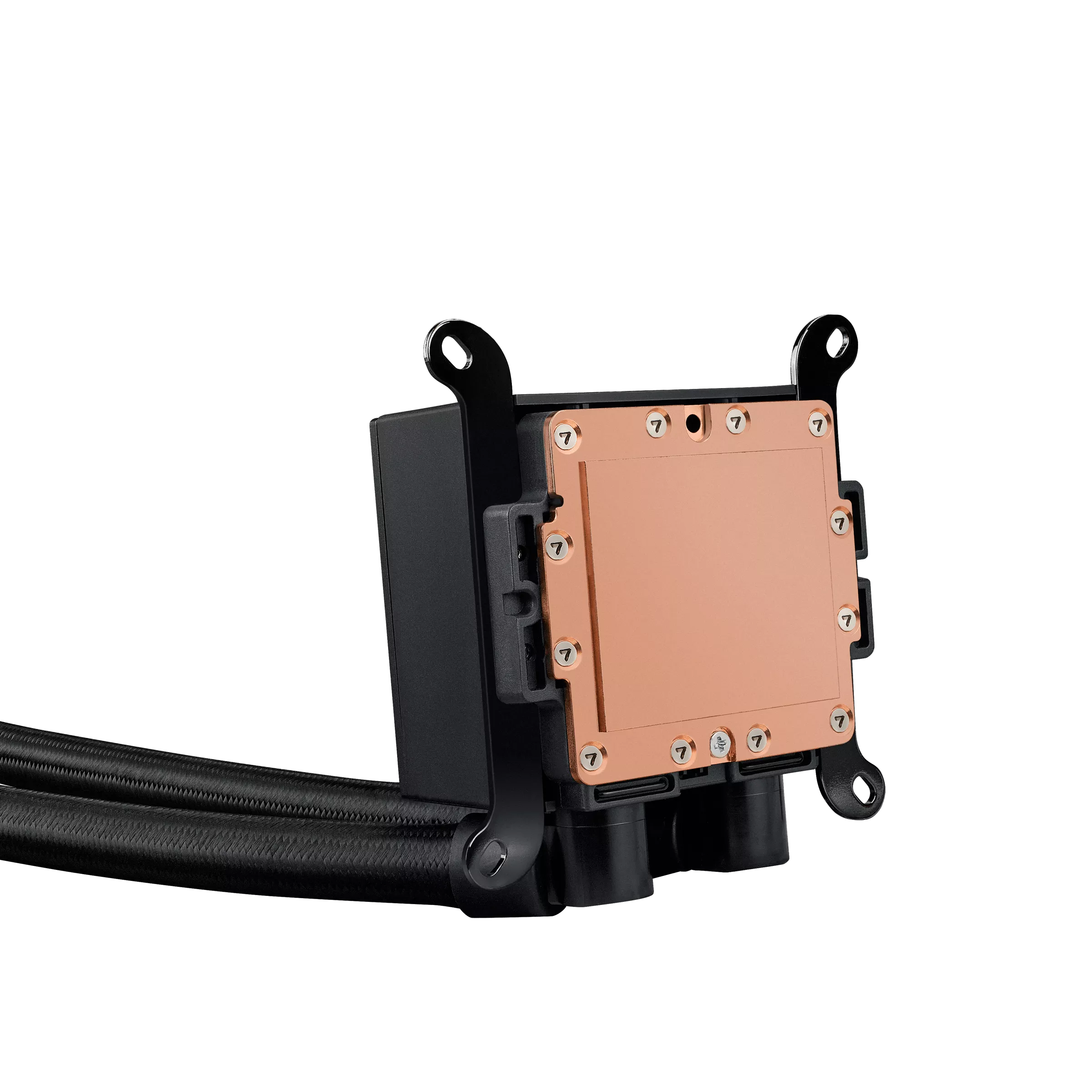 A large main feature product image of ASUS ProArt LC 420 - 420mm AIO Liquid CPU Cooler