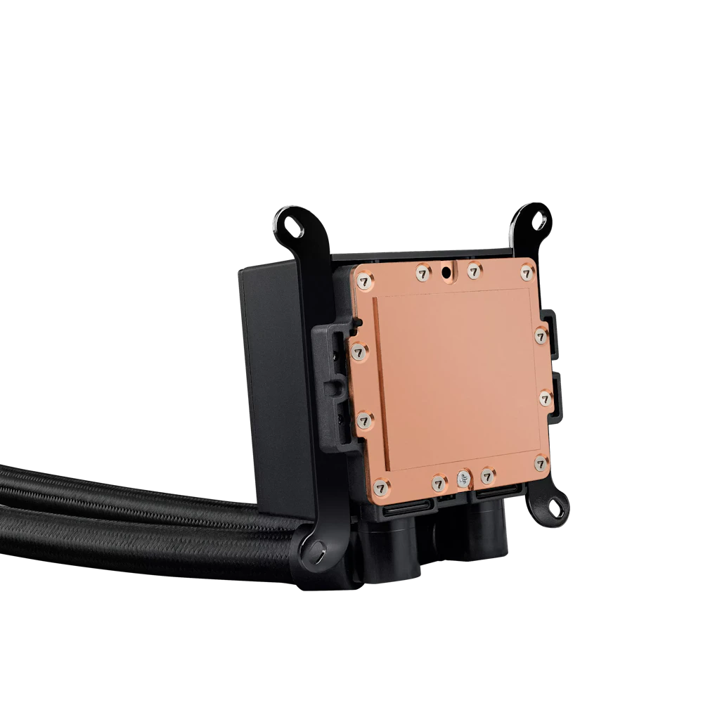A large main feature product image of ASUS ProArt LC 420 - 420mm AIO Liquid CPU Cooler