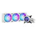 A product image of ASUS ROG Strix LC III 360 ARGB LCD 360mm AIO CPU Liquid Cooler - White