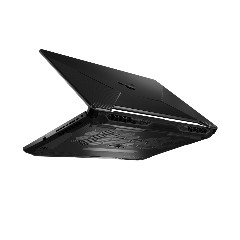 A large main feature product image of ASUS TUF Gaming A15 (FA506) - 15.6" 144Hz, Ryzen 5, RTX 3050, 16GB/512GB - Win 11  Notebook