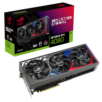 Product image of EX-DEMO ASUS GeForce RTX 4080 ROG Strix 16GB GDDR6X - Black - Click for product page of EX-DEMO ASUS GeForce RTX 4080 ROG Strix 16GB GDDR6X - Black