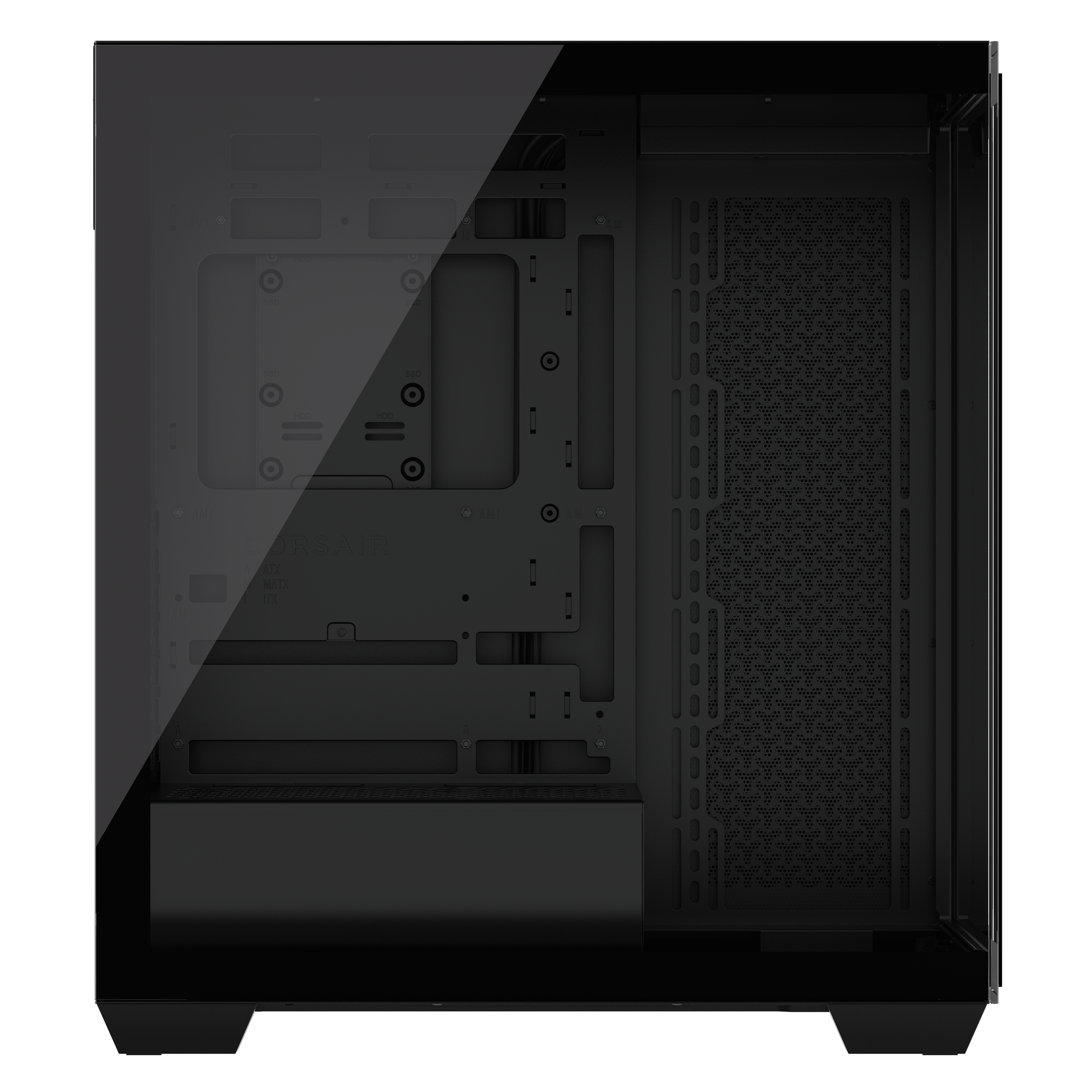A large main feature product image of Corsair 3500X - Mid Tower Case (Black)