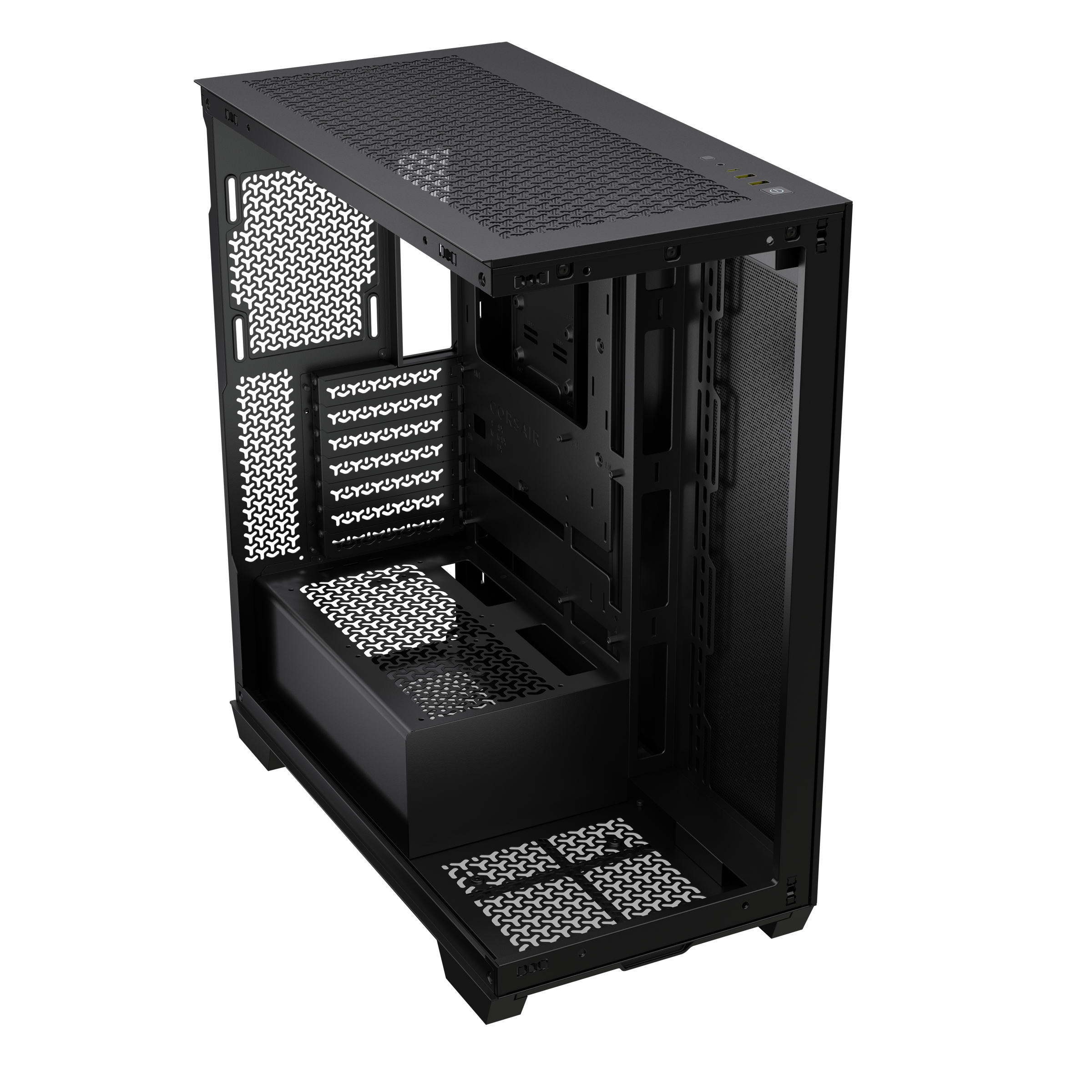 A large main feature product image of Corsair 3500X - Mid Tower Case (Black)