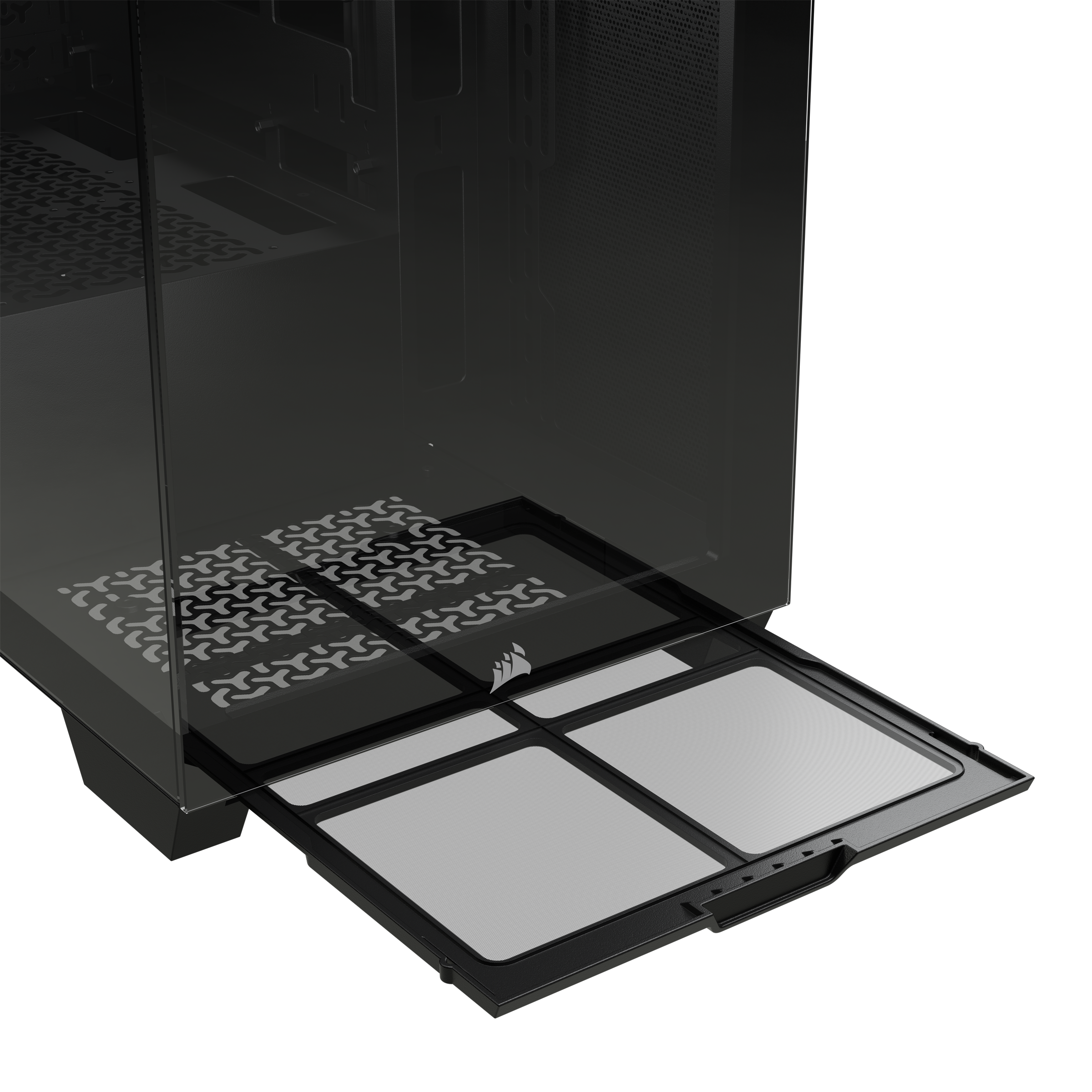 A large main feature product image of Corsair 3500X - Mid Tower Case (Black)
