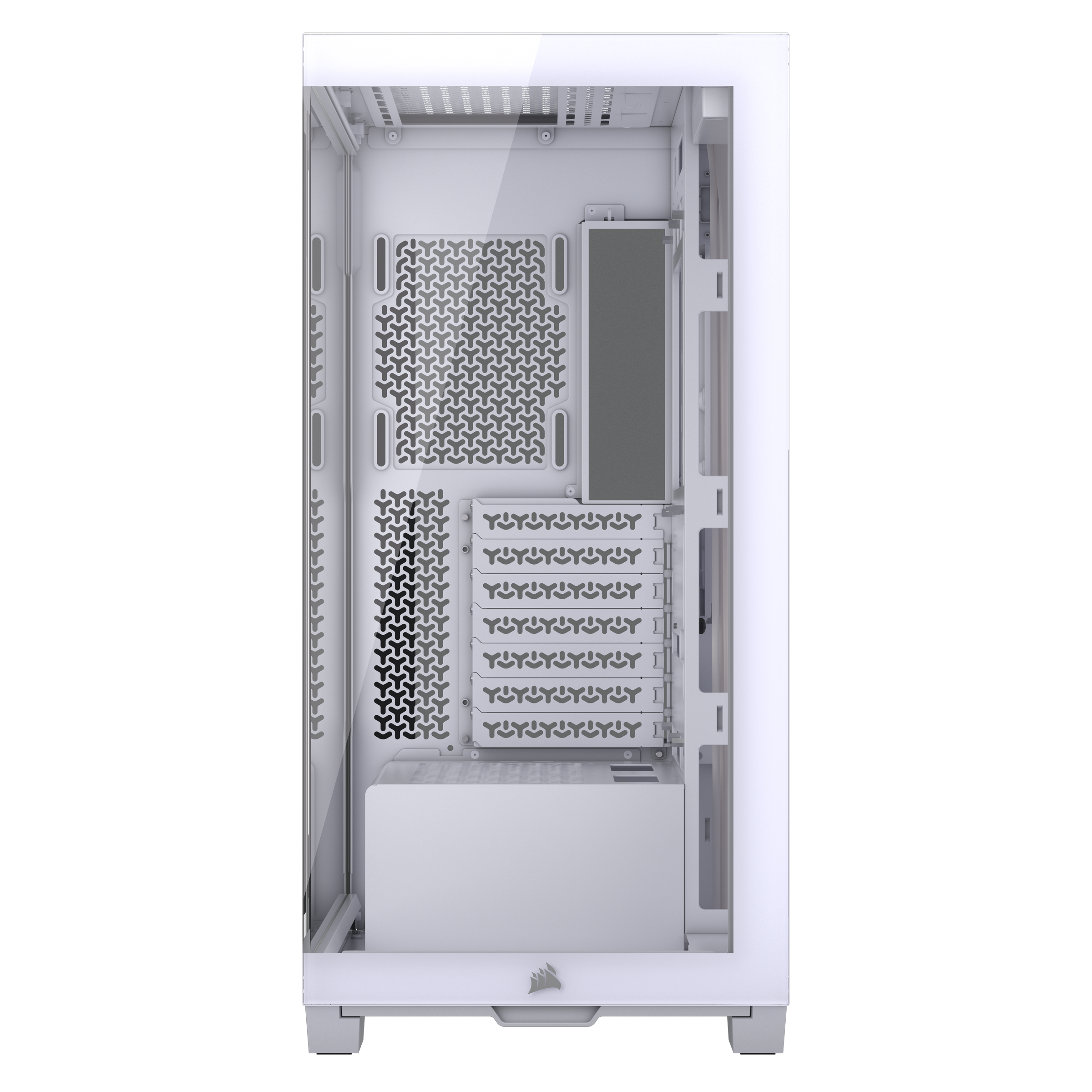 A large main feature product image of Corsair 3500X - Mid Tower Case (White)