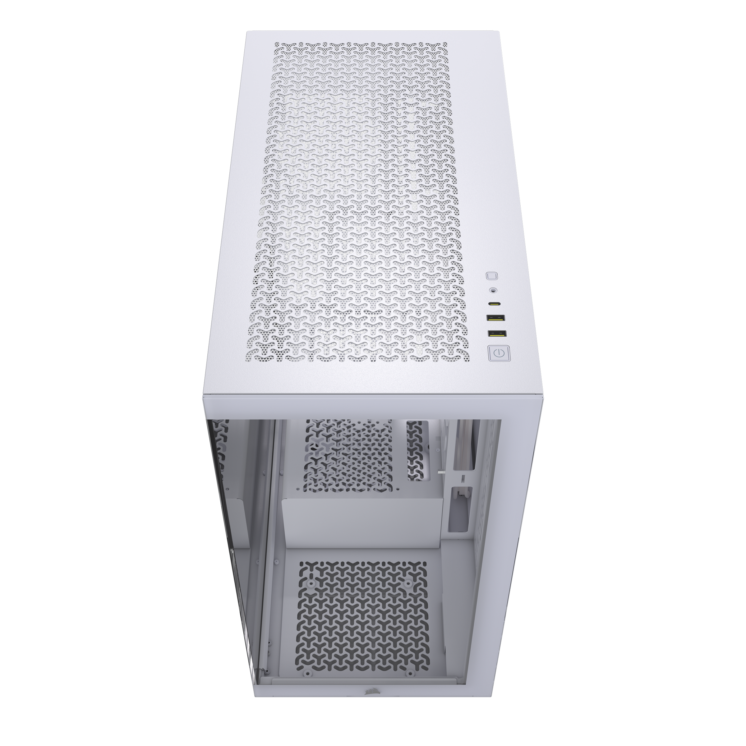 A large main feature product image of Corsair 3500X - Mid Tower Case (White)