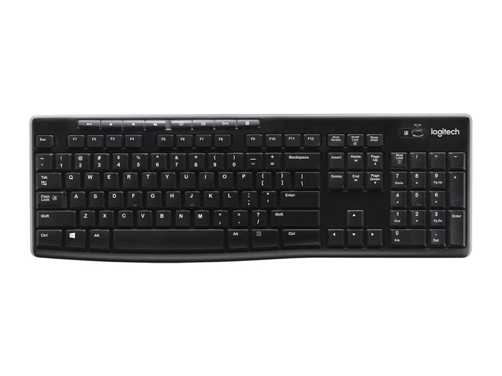 A large main feature product image of EX-DEMO Logitech K270 Wireless Keyboard