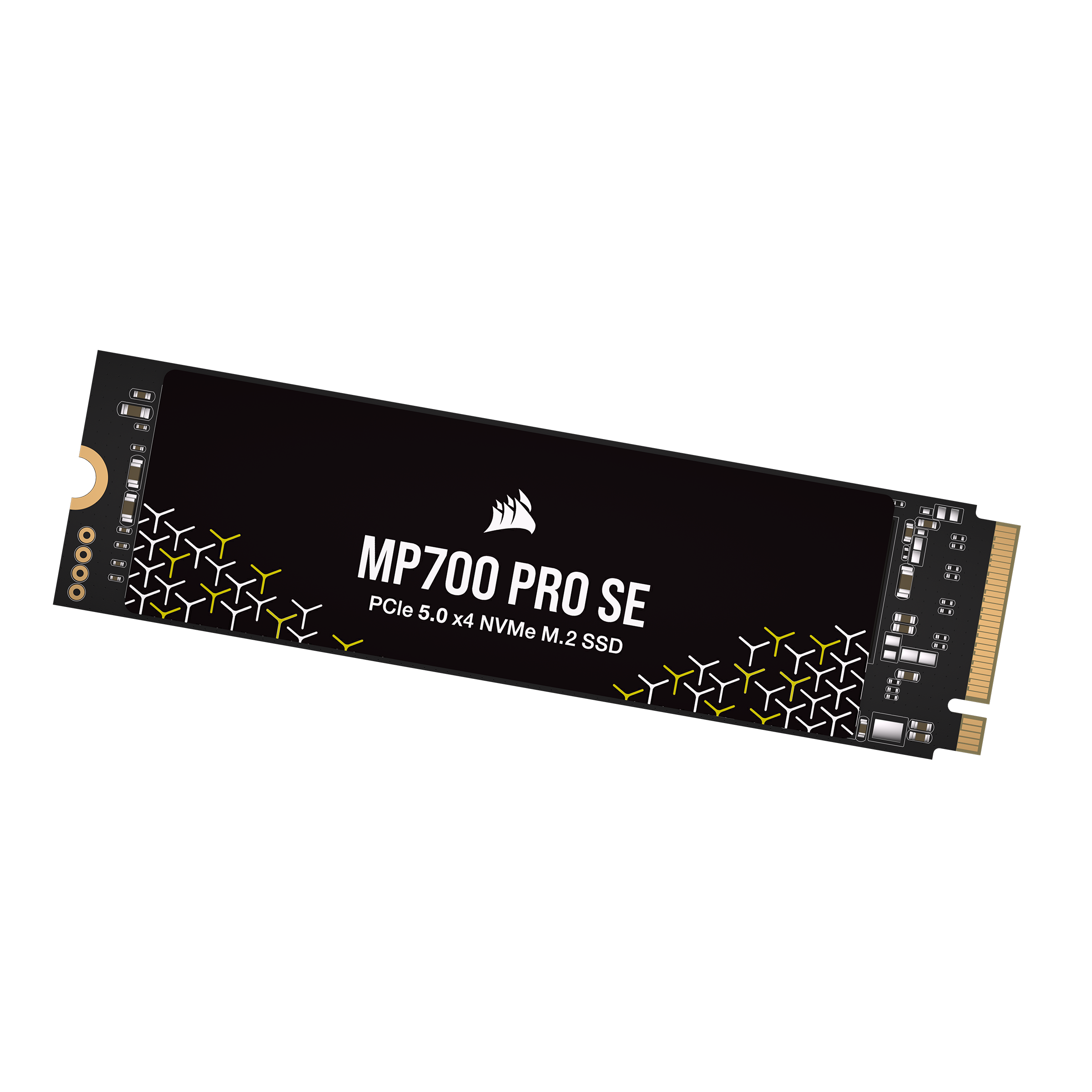 A large main feature product image of Corsair MP700 PRO SE PCIe Gen5 NVMe M.2 SSD - 4TB