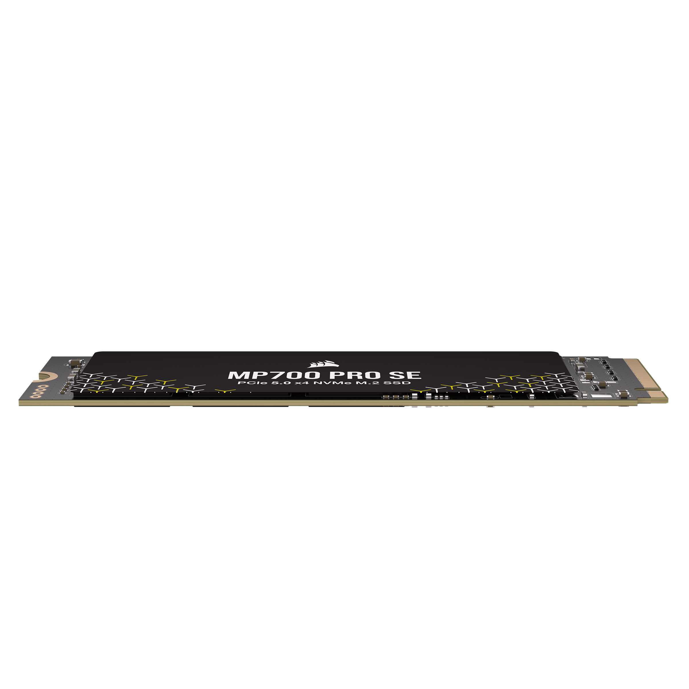 A large main feature product image of Corsair MP700 PRO SE PCIe Gen5 NVMe M.2 SSD - 4TB