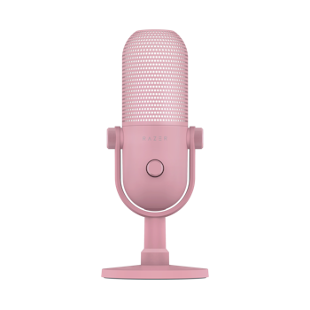 Product image of Razer Seiren V3 Chroma - RGB USB Microphone with Tap-to-Mute (Quartz Pink) - Click for product page of Razer Seiren V3 Chroma - RGB USB Microphone with Tap-to-Mute (Quartz Pink)