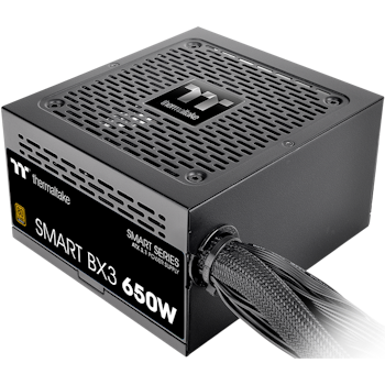 Product image of Thermaltake Smart BX3 - 650W 80PLUS Bronze PCIe 5.0 ATX PSU - Click for product page of Thermaltake Smart BX3 - 650W 80PLUS Bronze PCIe 5.0 ATX PSU