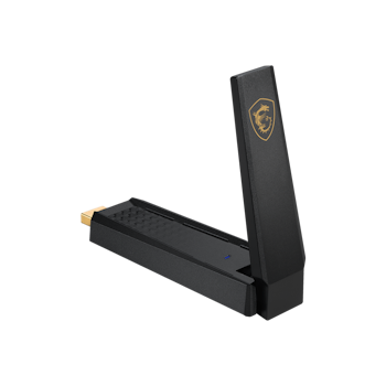 Product image of MSI GUAXE54 AXE5400 Tri-Band Wireless USB Adapter - Click for product page of MSI GUAXE54 AXE5400 Tri-Band Wireless USB Adapter