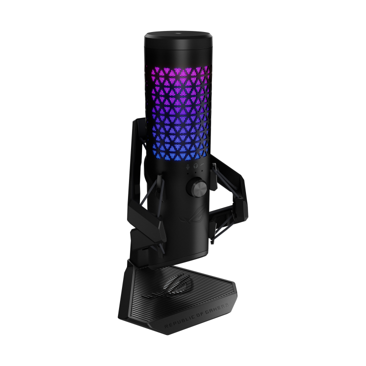 A large main feature product image of ASUS ROG Carnyx Professional Gaming Microphone - Black