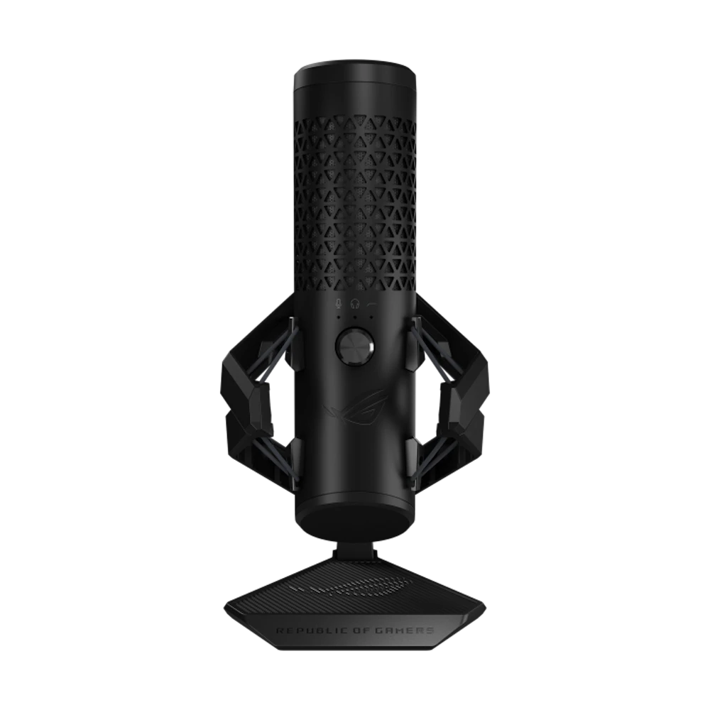 A large main feature product image of ASUS ROG Carnyx Professional Gaming Microphone - Black