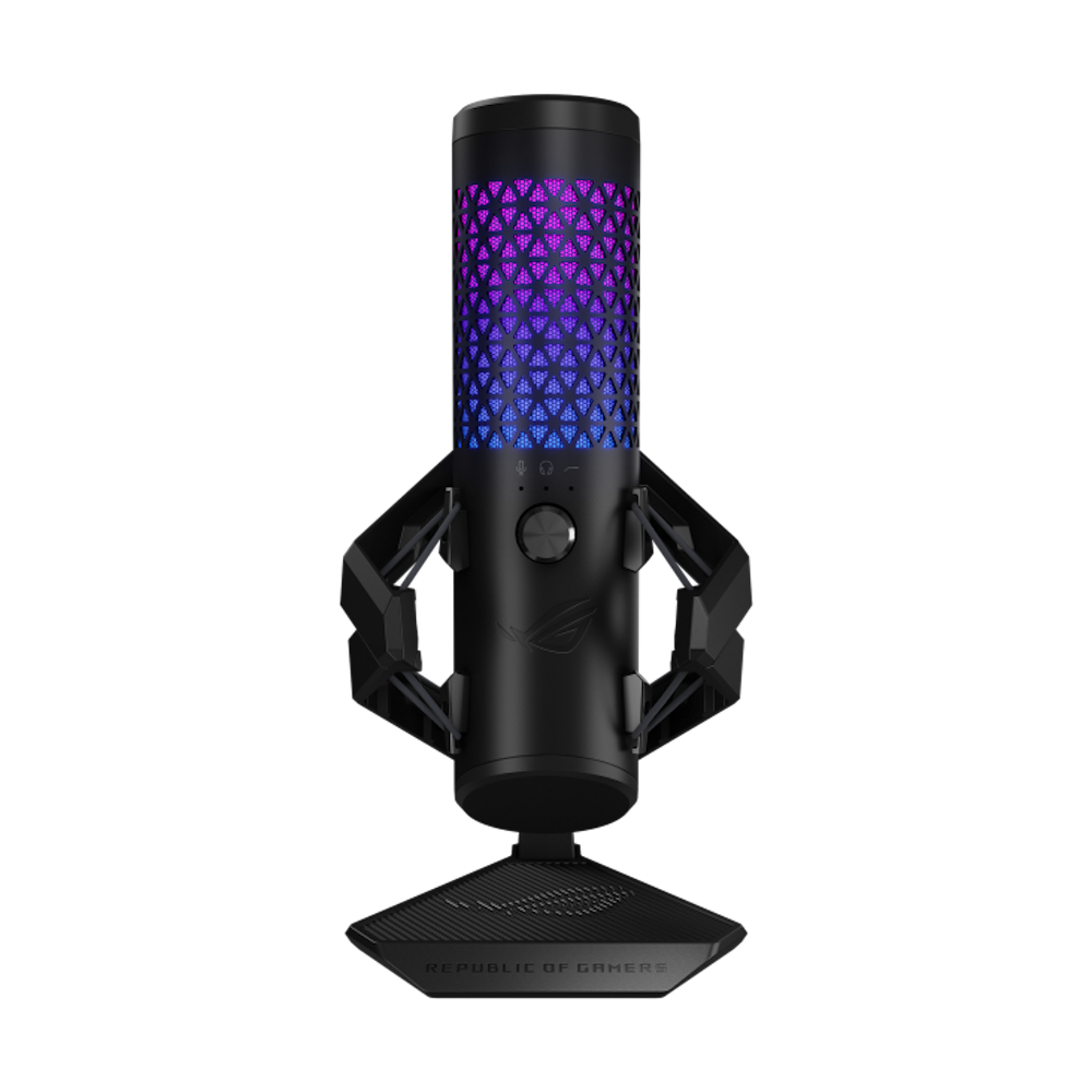 A large main feature product image of ASUS ROG Carnyx Professional Gaming Microphone - Black