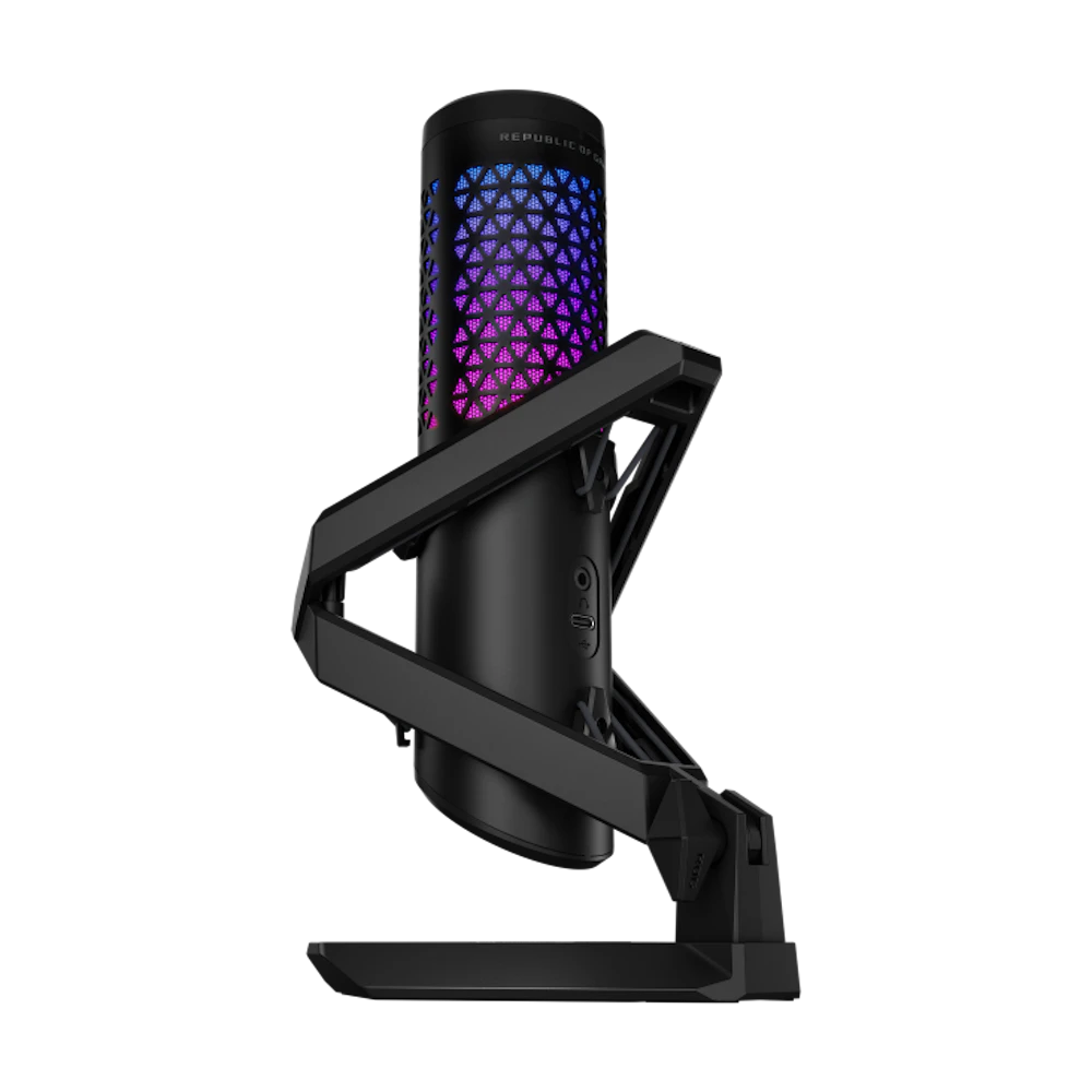 A large main feature product image of ASUS ROG Carnyx Professional Gaming Microphone - Black