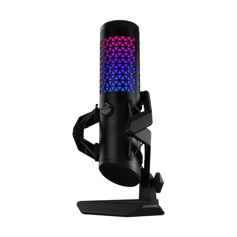 A large main feature product image of ASUS ROG Carnyx Professional Gaming Microphone - Black