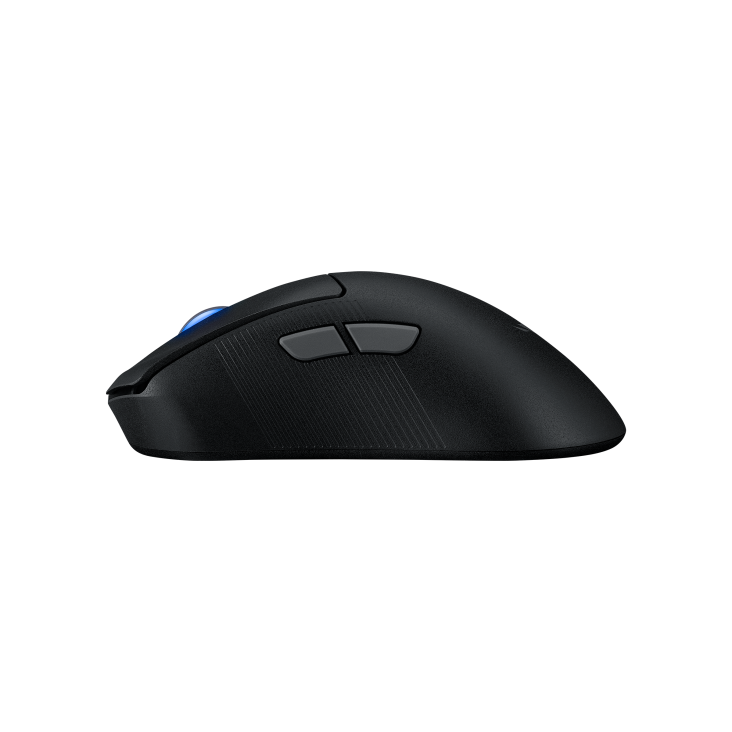 A large main feature product image of ASUS ROG Keris II Wireless Ace Gaming Mouse - Black