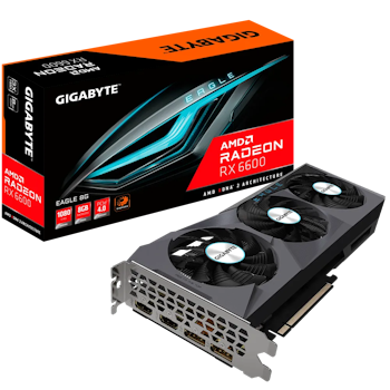 Product image of Gigabyte Radeon RX 6600 Eagle 8GB GDDR6 - Click for product page of Gigabyte Radeon RX 6600 Eagle 8GB GDDR6