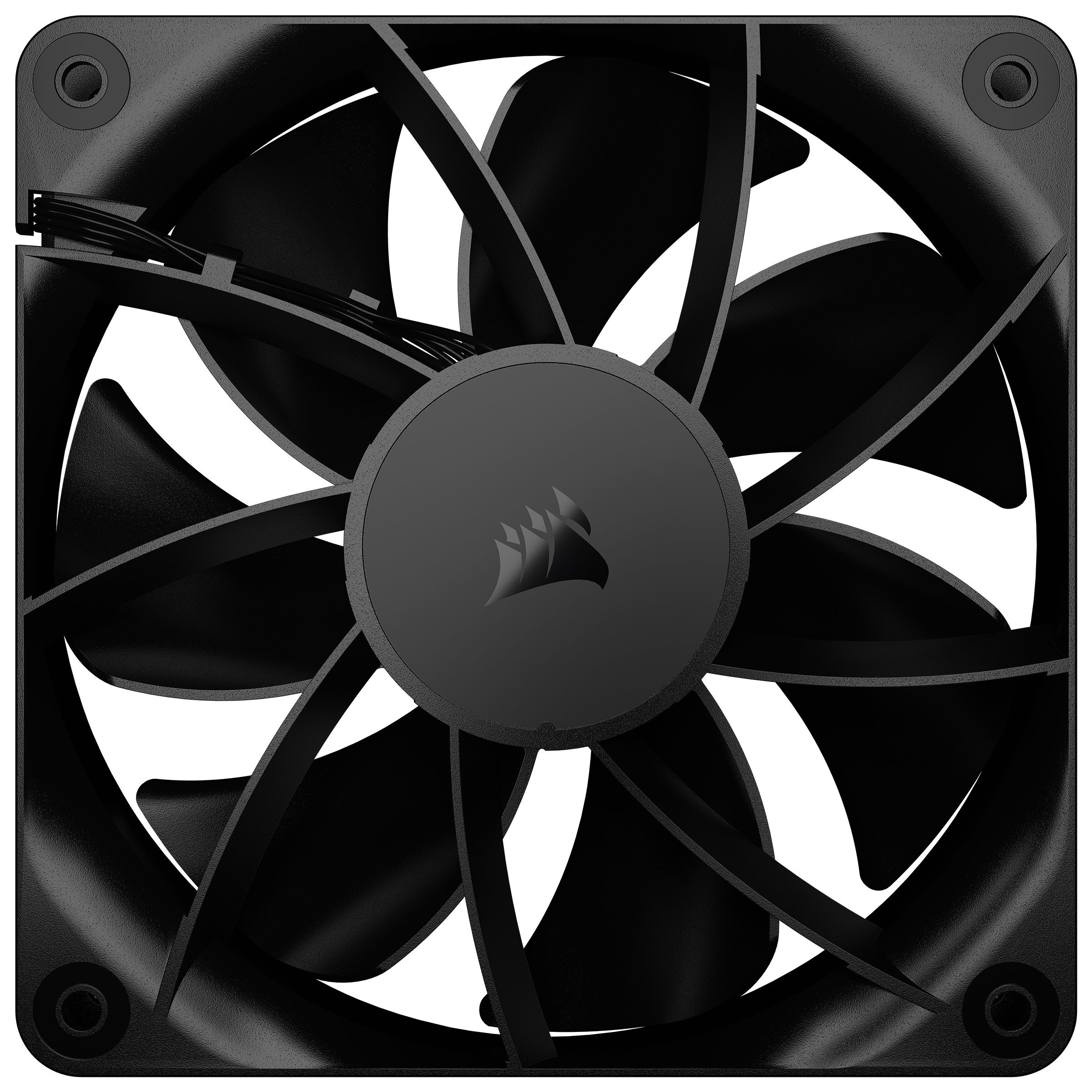 A large main feature product image of Corsair RS120 - 120mm PWM Fan (Black)