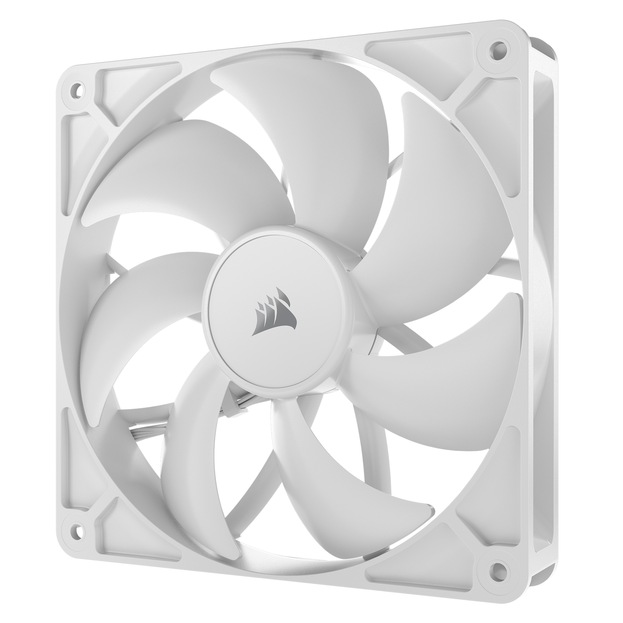 A large main feature product image of Corsair RS140 - 140mm PWM Fan 2-Pack (White)
