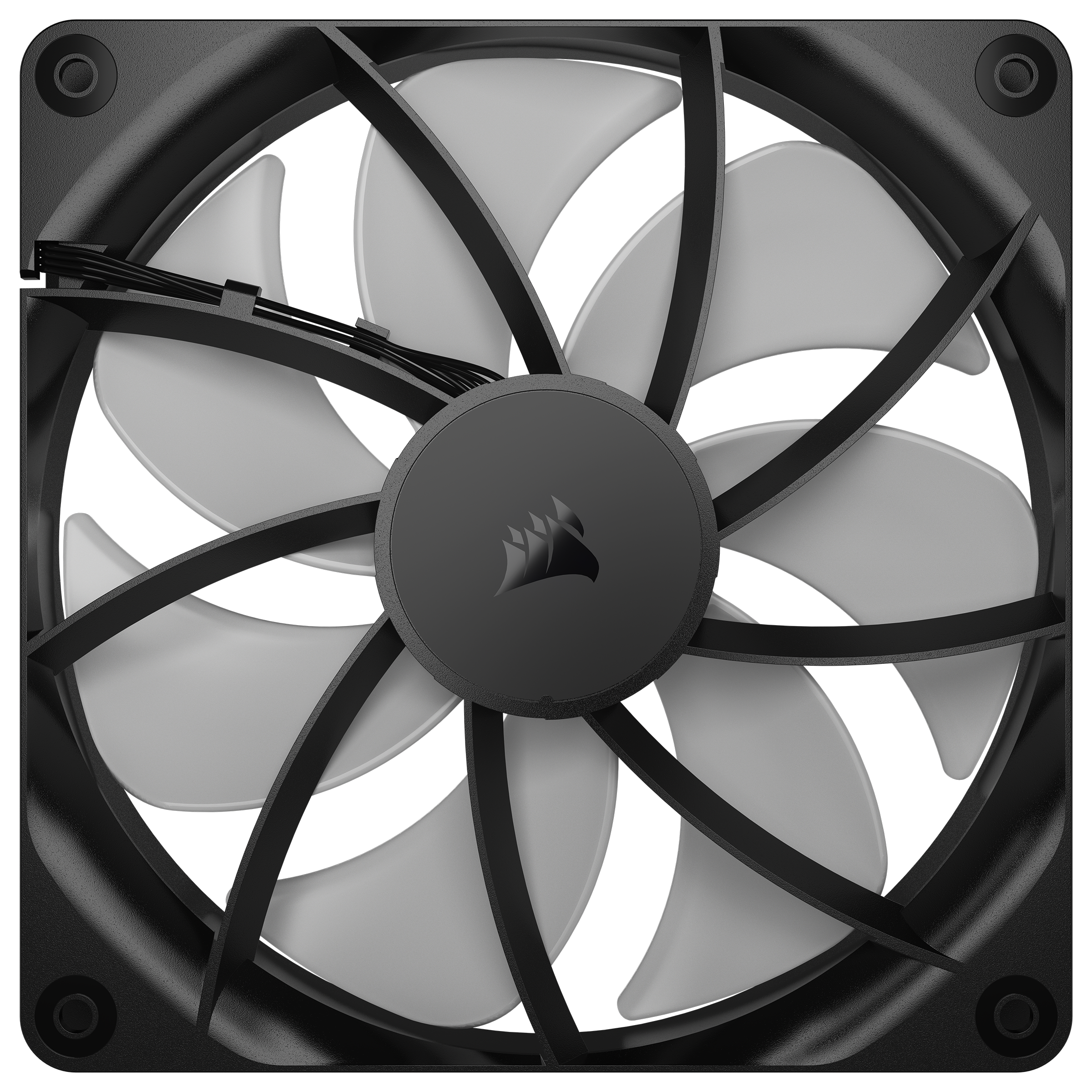 A large main feature product image of Corsair RS140 ARGB - 140mm PWM Fan (Black)